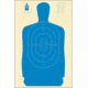 Action Target Standard Silhouette Target, Blue, 24x45 Inch, B-27S-BLUE