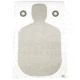 Action Target TQ-21 Qualification Target, White and Gray, 2