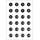 ACTION VB24100 24 3 NUMBERED CIRCLES 100 BOX VB-24-100
