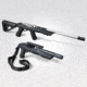 Adaptive Tactical Tac-Hammer Ruger 22 Charger Takedown Barrel/Rail Combo, Black/Gray, AT-07019