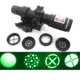 ADE Advanced Optics Adjustable Multi-Reticle Green Laser Flashlight Sight w/ Pressure Switch and QD Mount, Black, HG33