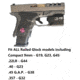 ADE Advanced Optics HG54G Plus 2 Full Metal Green Laser/Flashlight Sight, Springfield Hellcat OSP/PRO/Micro-Compact 9MM Pistol, Black, HG54 PLUS