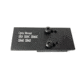 ADE Advanced Optics Optic Mount Plate, Ruger SR9, SR9c, SR40, SR40c, and SR45 Pistols, Black, Ruger SR9 Plate