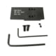 ADE Advanced Optics Optic Mount Plate, Ruger SR9, SR9c, SR40, SR40c, and SR45 Pistols, Black, Ruger SR9 Plate