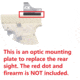 ADE Advanced Optics Optic Mounting Plate/Smith &amp; Wesson Shield/MP2.0/Spike/Nuwa, Shield RMSc/RMS/Sig Romeo Zero/Holosun HS407K/HS507K, Black, SF1