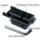 ADE Advanced Optics Pistol Low Profile Compact Red Laser Sight w/ Built in Picatinny Weaver Mounts, Black, LS001R