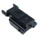 ADE Advanced Optics Pistol Low Profile Compact Red Laser Sight w/ Built in Picatinny Weaver Mounts, Black, LS001R