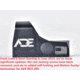 ADE Advanced Optics RD3-009 1x Reflex Red Dot w/Optic Mounting Plate S&amp;W MP 380 Shield EZ/Standard Picatinny Mounting Plate
