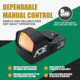 ADE Advanced Optics RD3-009 1x Reflex Red Dot Sight w/Taurus PT111 G2, Millennium G2 Optic Mount Plate