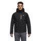Adidas Terrex 3-Stripe Down Hoodie - Men's, Black/Black, Medium, DM1965-M