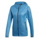 Adidas Terrex Agravic Alpha Shield Hoody - Womens, Shock Cyan, DS9310-DEMO