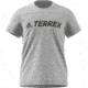 Adidas Terrex Logo Tee - Mens, Medium Grey Heather, DT4159-DEMO