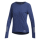 Adidas Terrex Response Women's Long Sleeve Tee Shirt, Noble Indigo, Large, CF2120-L