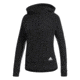 Adidas Terrex Sport 2 Street Women's Pullover Hoodie, Black Melange/White, Small, CW2302-S