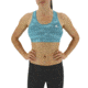 Adidas Terrex Techfit Bra - Women's-EQT Green/Print/Matte Silver Extra Large