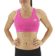 Techfit Bra - Womens-Shock Pink/Matte Silver-X-Small