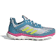 Adidas Terrex Agravic Flow Shoes - Womens, Hazy Blue/Hi-Res Yellow/Crystal White, 10, FX6966-400-10