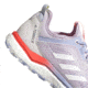 Adidas Terrex Agravic Flow Trailrunning Shoes - Womens, Purple Tint/Crystal White/Solar Red, 9, FZ2644-531-9