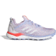 Adidas Terrex Agravic Flow Trailrunning Shoes - Womens, Purple Tint/Crystal White/Solar Red, 9, FZ2644-531-9
