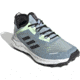Adidas Terrex Agravic Flow - Womens, Ash Grey/Black/Glow Green, 8.5, G26099-8.5