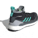 Adidas Terrex Free Hiker GTX Shoes - Womens, Core Black/Acid Mint/Hi-Res Yellow, 10, FX4667-001-10