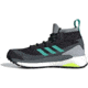 Adidas Terrex Free Hiker GTX Shoes - Womens, Core Black/Acid Mint/Hi-Res Yellow, 10, FX4667-001-10