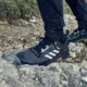 Adidas Terrex Swift R3 Shoes - Men's, Core Black/Grey One/Solar Yellow, 10, FW2777-001-10