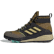 Adidas Terrex Trailmaker Mid GTX Shoes - Men's, Wild Moss/Halo Gold/Hi-Res Yellow, 12, FZ2511-315-12
