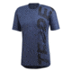 Adidas Terrex Trail Cross Men's Short Sleeve Tee Shirt, Noble Indigo, Extra Large, CG2480-XL