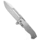 Adv Tactical ADV Tactical Crusher Lever Lock Knife Titanium 5" Satin, Gray, CPM S35VN, adult, BHQ-227515