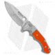 ADV Tactical Mini Pitboss Folding Knife, 3.625in, D2, Drop Point Blade, G-10, Orange Handle, Orange/Gray, 8.15 inch, BHQ-135463