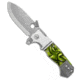 Adv Tactical ADV Tactical Trailboss Frame Lock Knife Green Kirinite / Titanium 4" Two Tone, Gray/Green, CPM S35VN, adult, BHQ-227520