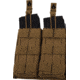Advance Warrior Solutions Open Top Double Mag Pouch for AR15, AR10, AK47, Tan, AROTDMP-TN