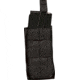 Advance Warrior Solutions Open Top Single Mag Pouch for AR15, AR10, AK47, Black, AROTSMP-BL