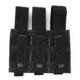 Advance Warrior Solutions Pistol Triple Mag Pouch, 600D Poly PVC, Black, PTMP-BL