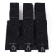 Advance Warrior Solutions Pistol Triple Mag Pouch, 600D Poly PVC, Black, PTMP-BL