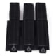 Advance Warrior Solutions Pistol Triple Mag Pouch, 600D Poly PVC, Black, PTMP-BL