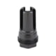 Advanced Armament Corporation Blackout Flash Hider, 308 Winchester/7.62x51mm NATO, 5/8X24, 1x16 LH Taper Mount, Black, SR-105453