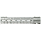 Aero Precision M5 ATLAS S-ONE M-LOK Handguard - Uncoated, 12.7in, Raw - Aluminum, APRA538104MA