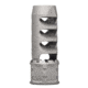 VG6 Precision Lambda PRS65 Muzzle Brake,6.5 Creedmoor, 6.5 Gendel,Bead Blasted Stainless Steel, APVG100032AR1