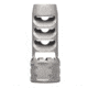 VG6 Precision Lambda PRS65 Muzzle Brake,6.5 Creedmoor, 6.5 Gendel,Bead Blasted Stainless Steel, APVG100032AR1