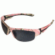 AES Outdoors RealTree Pink Camo Pursuit with Grey Lens Polarized, RT-PUR-P
