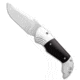 Aga Campolin AGA Campolin Alex Bolster Release Automatic Knife Ebony 3.1" Satin, Black, 440B, adult, BHQ-230171