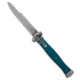 Aga Campolin AGA Campolin Zero+ Bayonet Leverlock Automatic Knife Blue Aluminum 4.7&quot;Satin, Blue, Bohler N690Co, adult, BHQ-210937