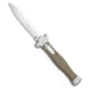 A.G.A. Campolin Zero Automatic Folding Knife, 4.00in, Bohler N690, Reverse Tanto Blade, G-10, Green Handle, Green/Gray, 8.75 inch, BHQ-116873