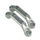 Agency 6 6in Billet Grab Handles, Pack of 2, Raw, 6 Handle-RAW