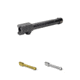 Agency Arms Mid Line Compatible Barrel, Threaded/Fluted, Glock 17, Black, Gold, Stainless Steel
