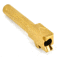 Agency Arms Mid Line Match Grade Drop-In Barrel, Fluted, Glock 19 Gen5, Gold, Titanium Nitride, MLG19G5FTiN