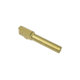 Agency Arms Syndicate Drop-In Match Grade Barrel, Glock 19 Gen1-4, 1-10 Twist, Titanium Nitride, Gold, SYN19NTTiN