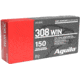 Aguila Ammunition 308 Win 150 Grain Full Metal Jacket Boat Tail, Brass Case, Ammo, 20 Rounds, 1E308110